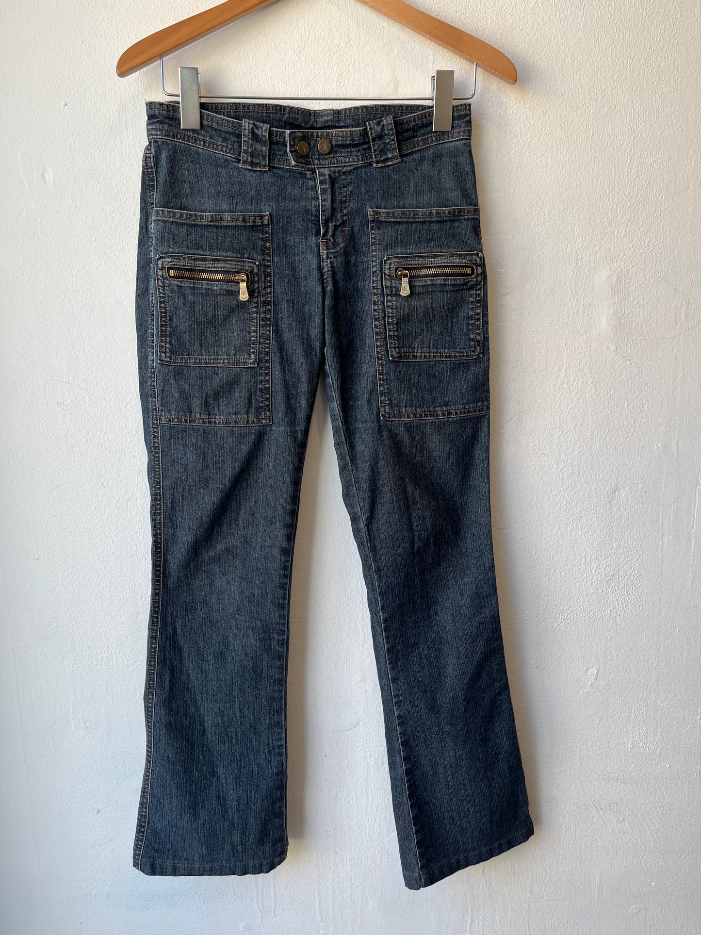 Y2K Calvin Klein Flare Jeans 28”