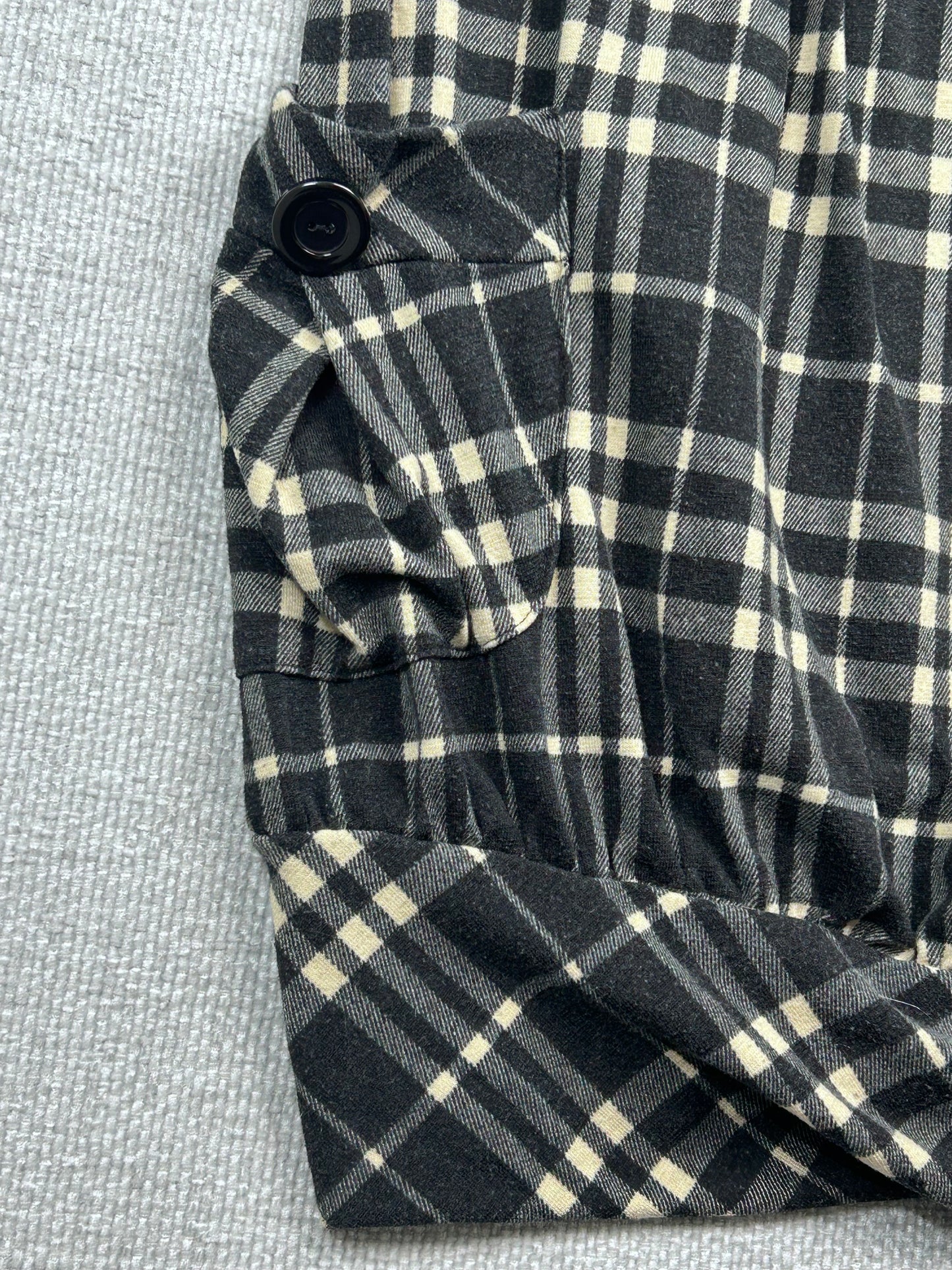 Y2K Plaid Bubble Hem Dress