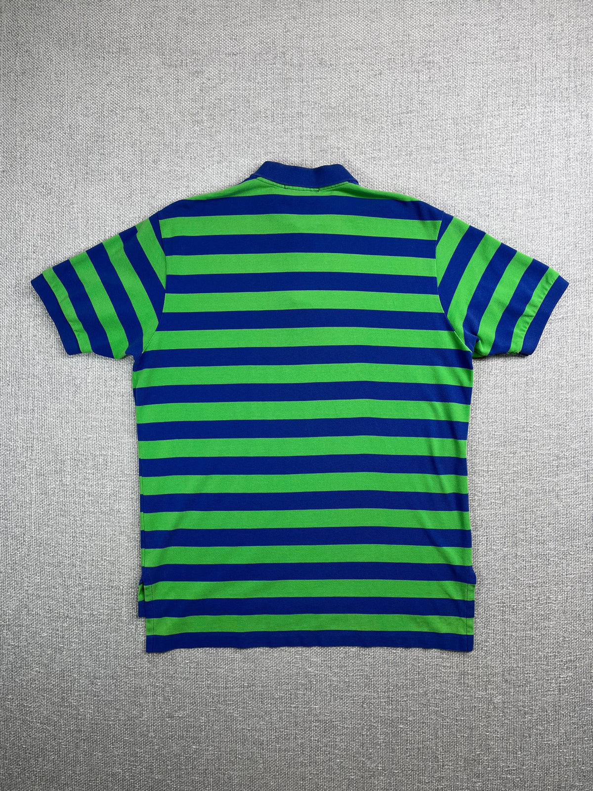 90's Striped Polo Shirt