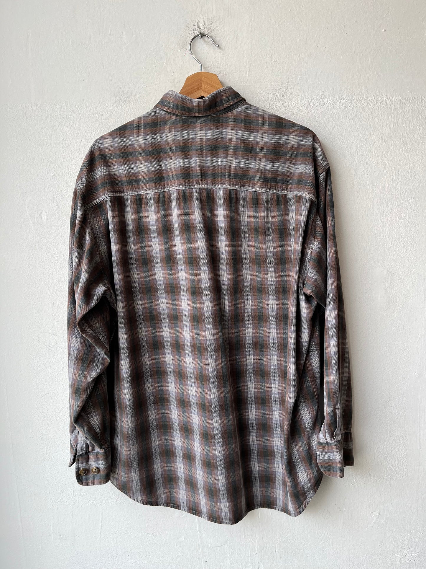 Y2K Plaid Button Down Shirt