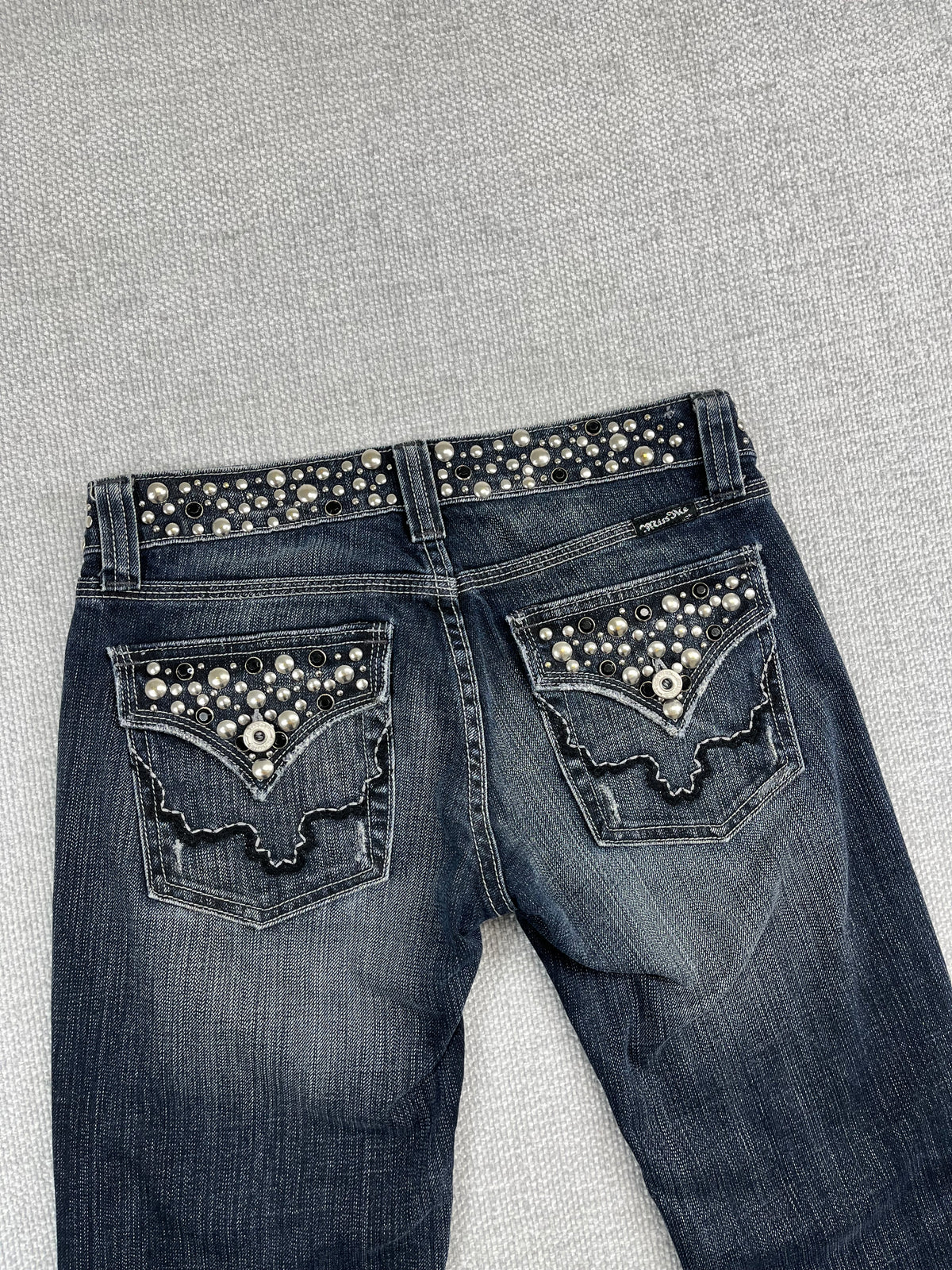 Y2K Studded Miss Me Jeans 28"