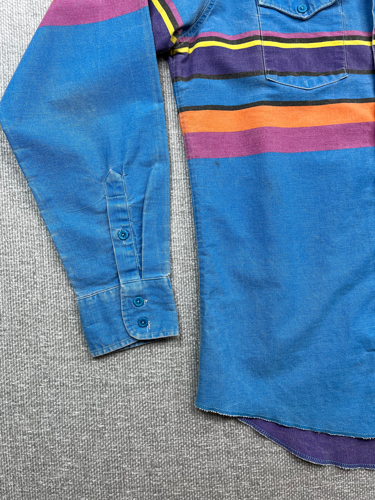90's Wrangler BrushPopper Striped Shirt