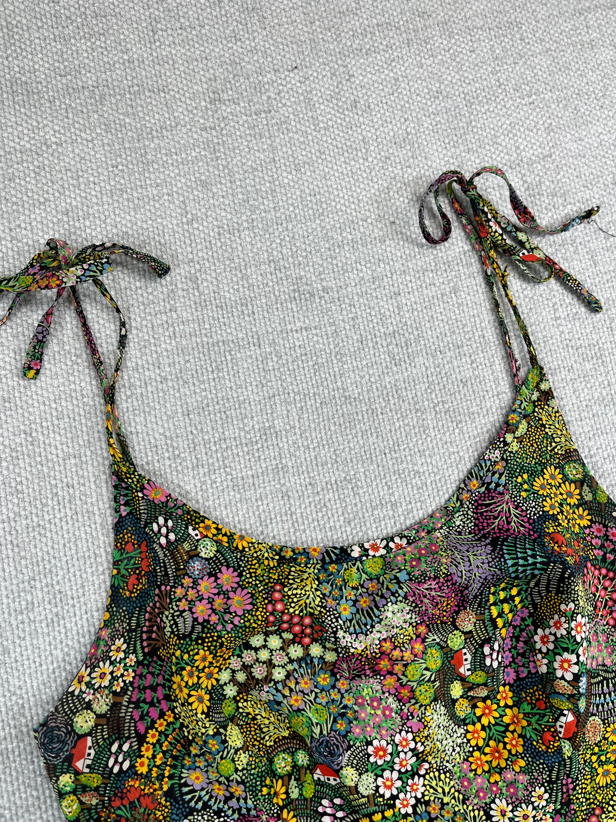 80s Floral Sundress