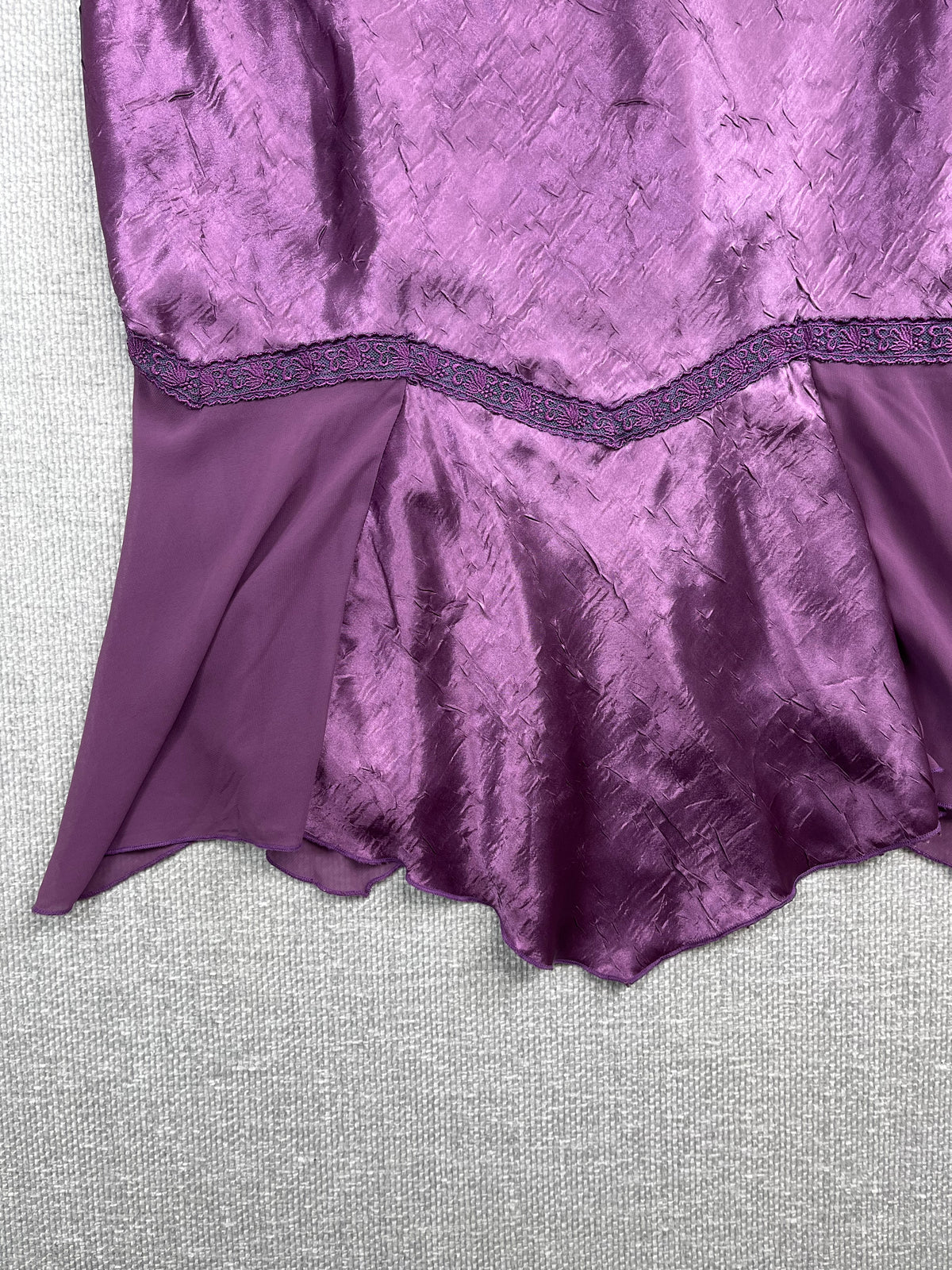 90's Purple Midi Dress