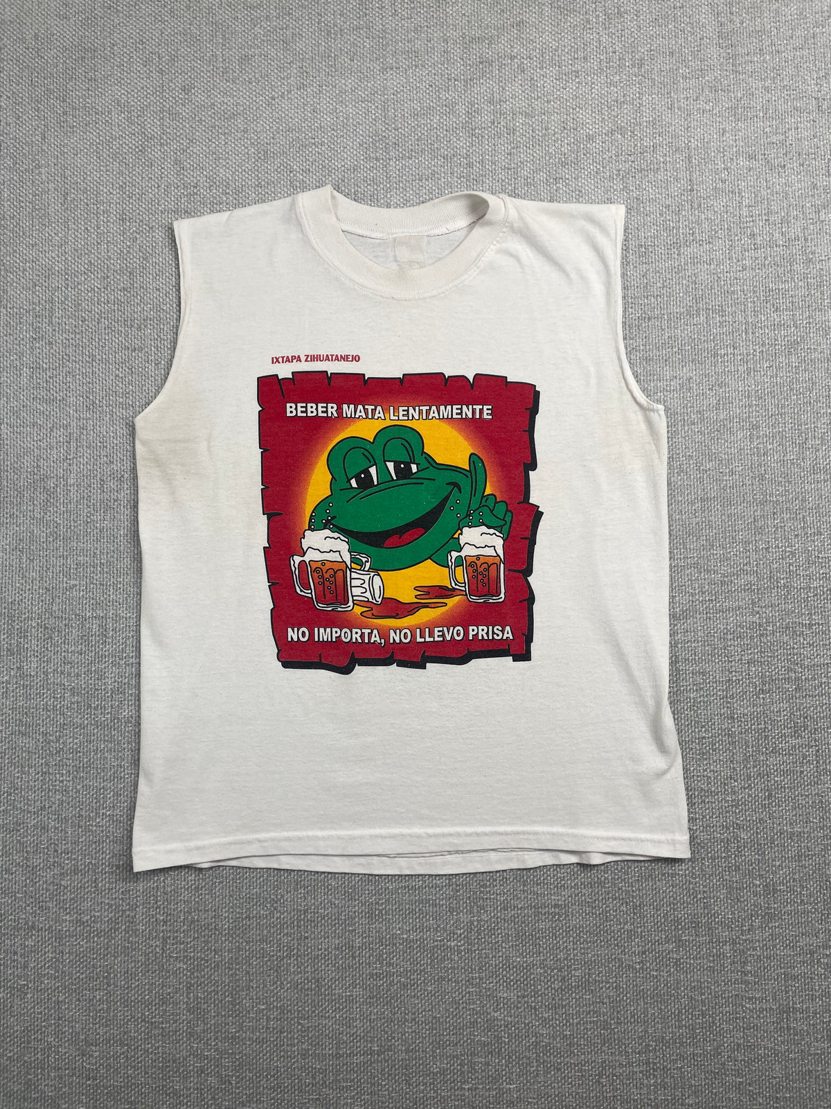 90's Beer Frog Tank Top