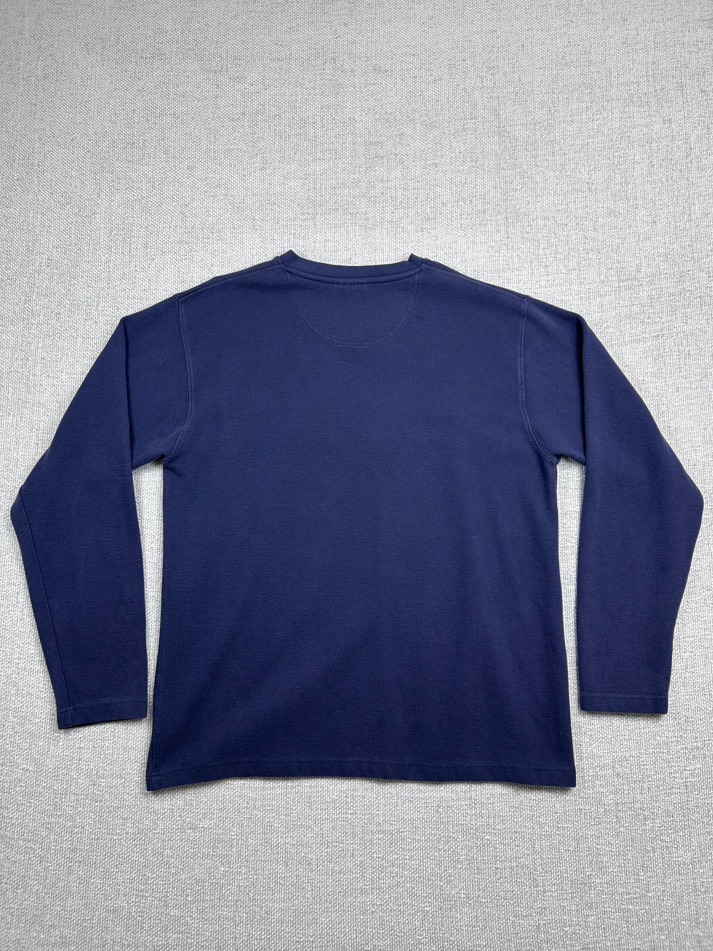 Y2K Stripe Navy Sweater