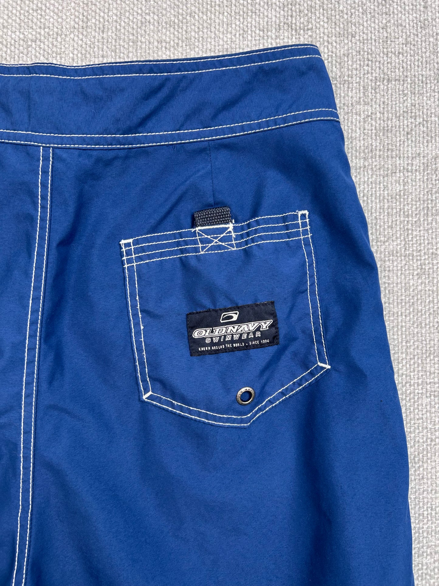 Y2K Striped Board Shorts 31”