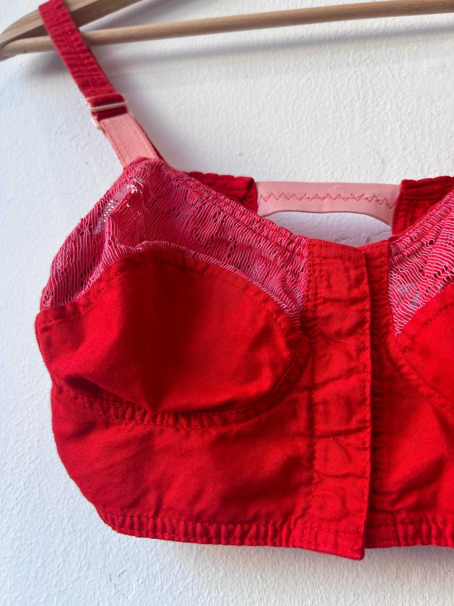 50's Red Bralette