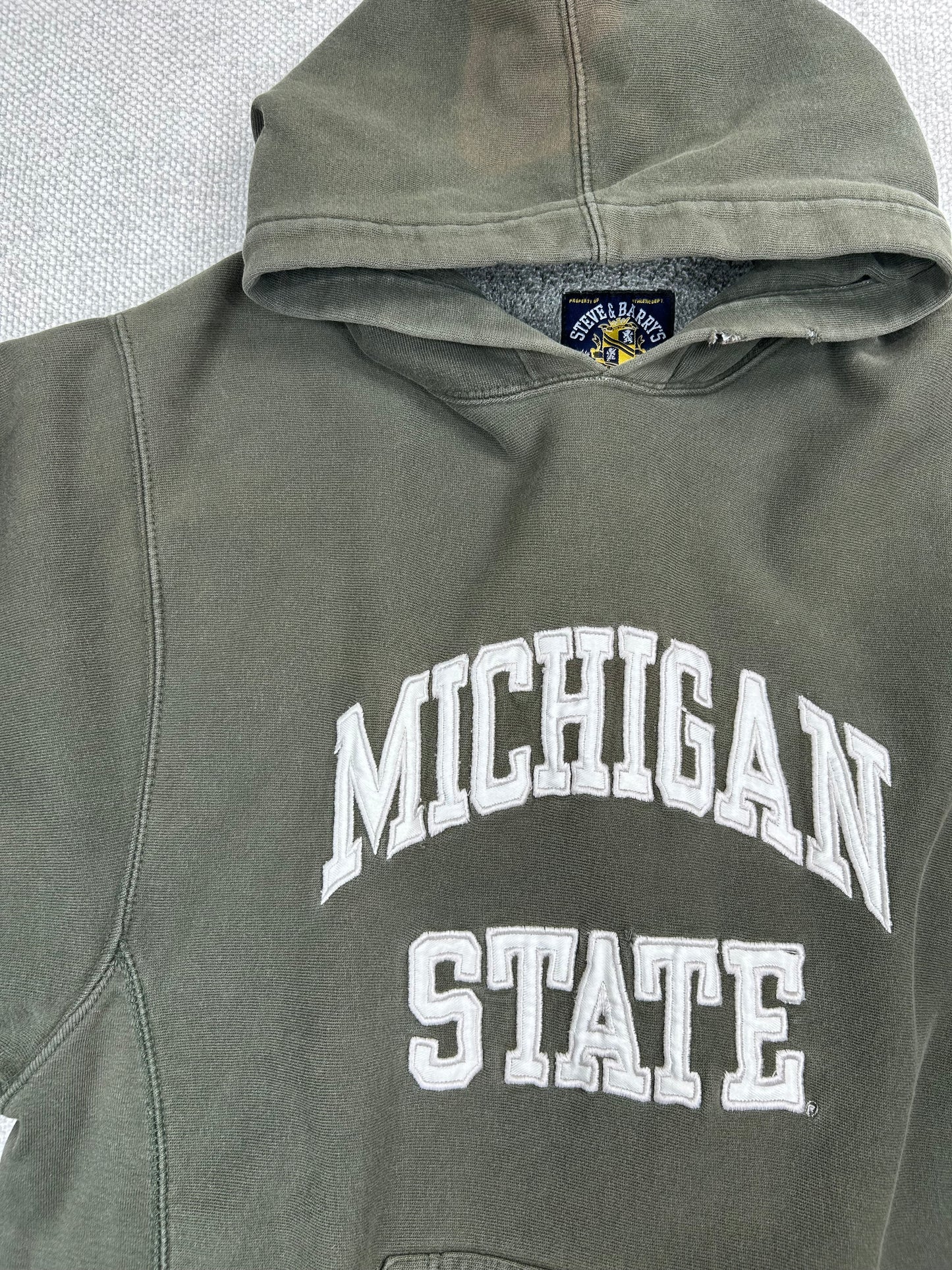 Y2K Green Michigan State Hoodie