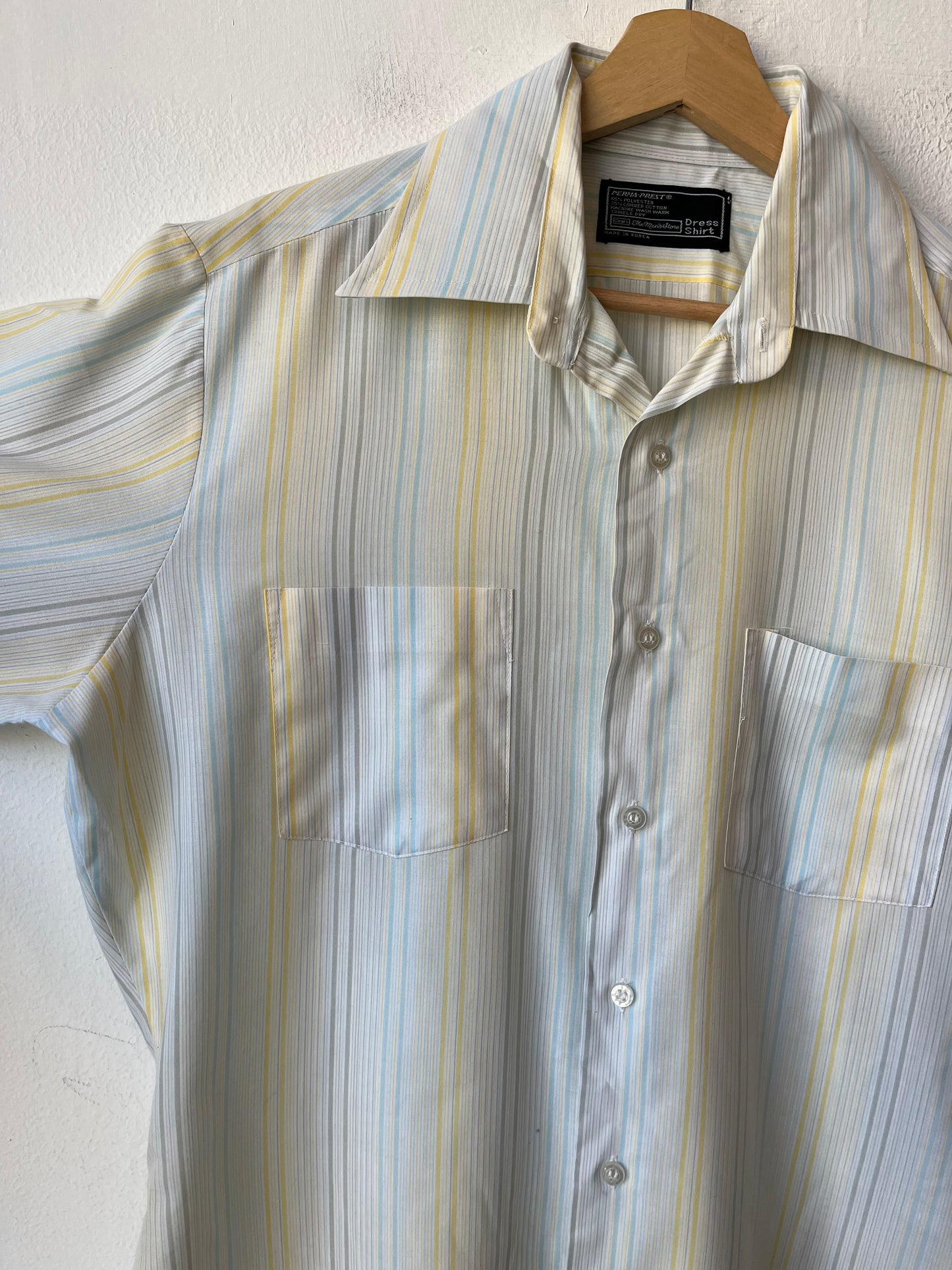 70's Striped Button Up Shirt