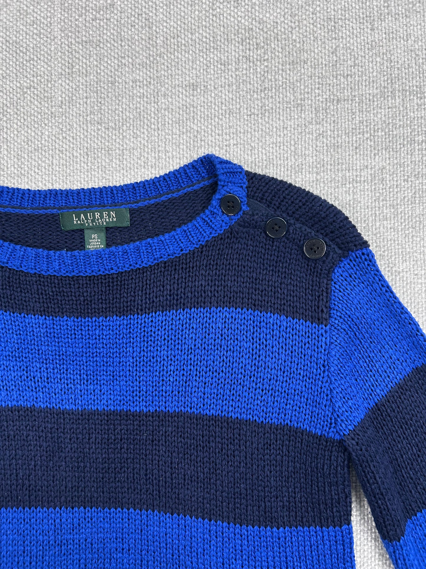Y2K Ralph Lauren Striped Knit Sweater