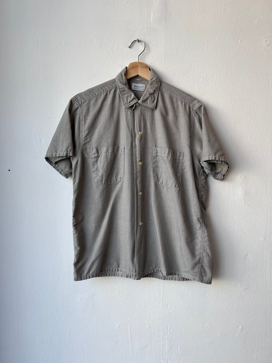 90's Gray Button Up