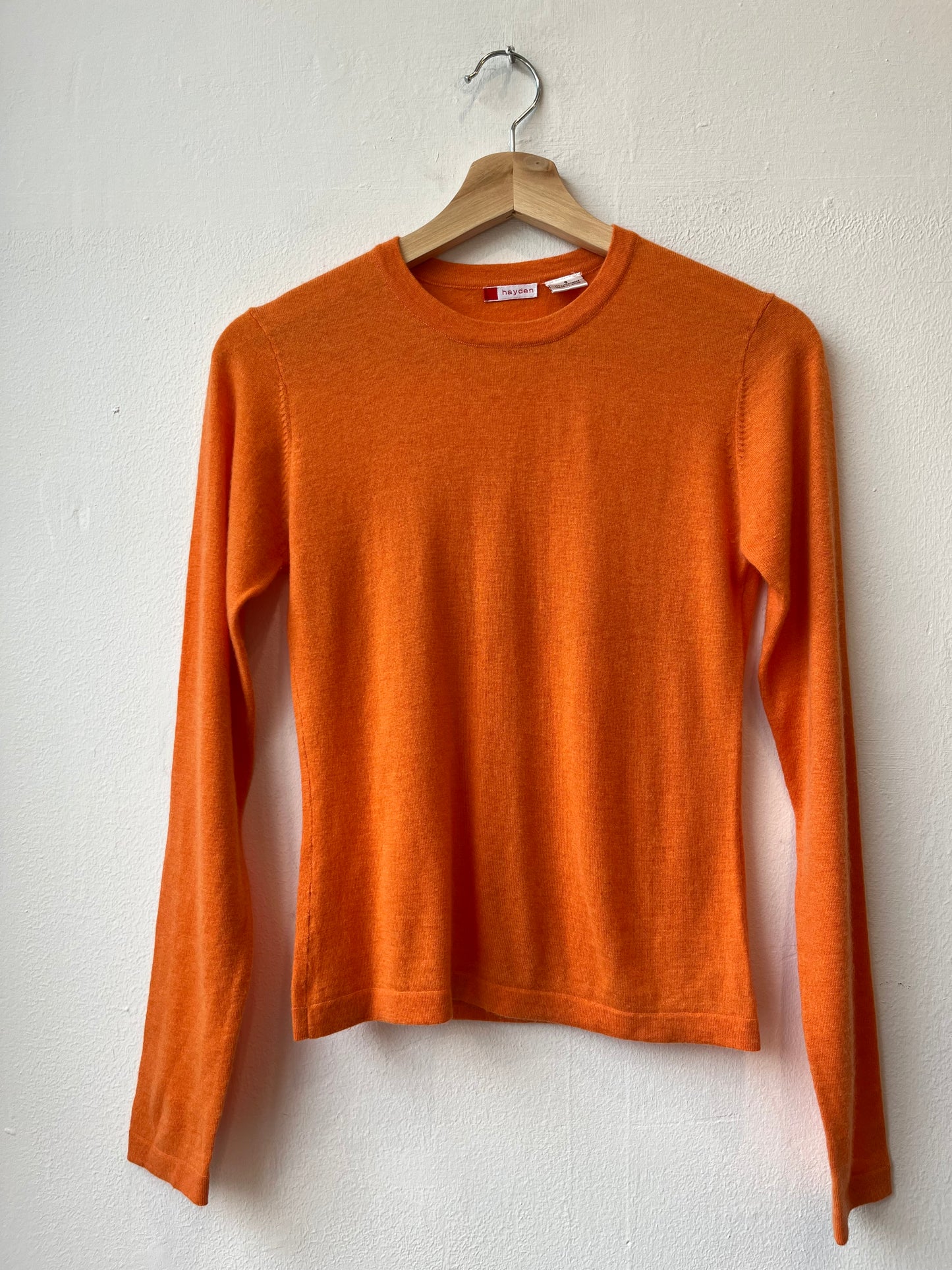 Orange Cashmere Sweater