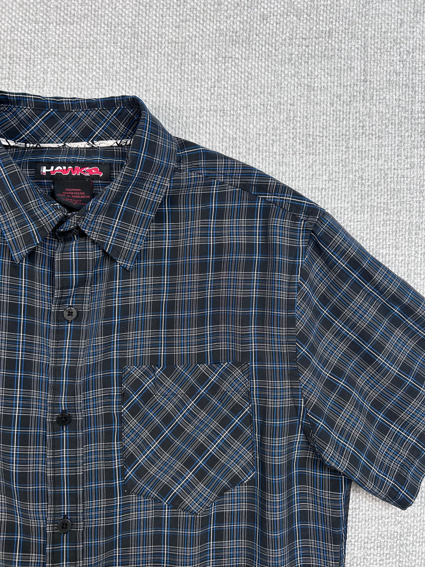 Y2K Plaid Button Up Shirt