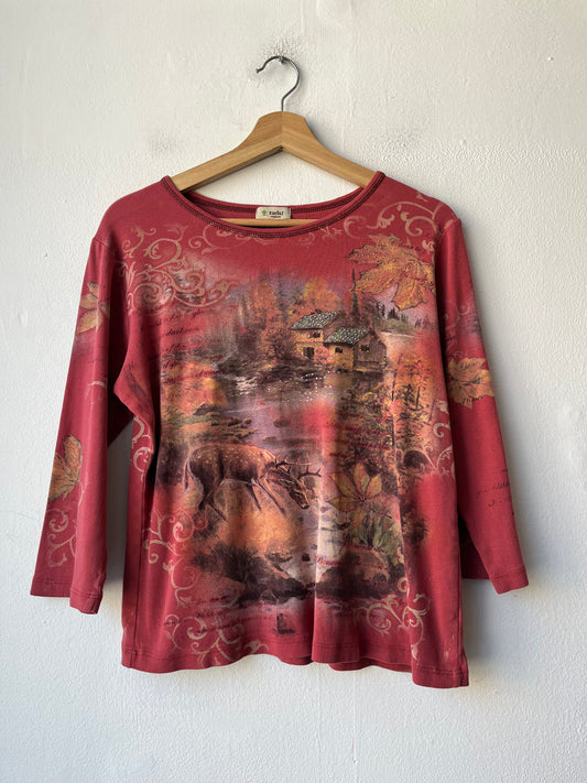 Y2K Rhinestone Shirt