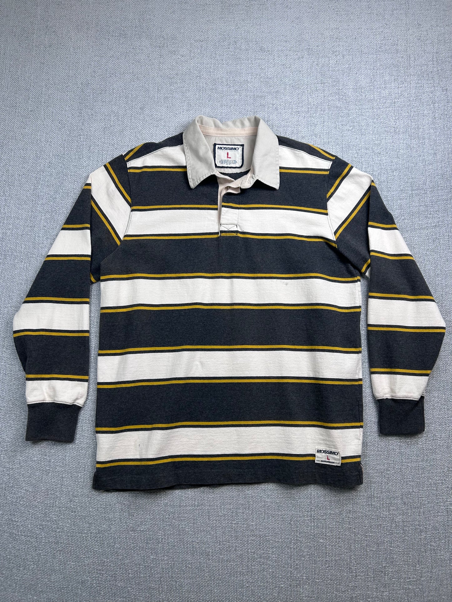 Y2K Striped Rugby Shirt