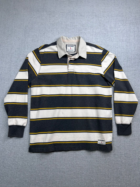 Y2K Striped Rugby Shirt