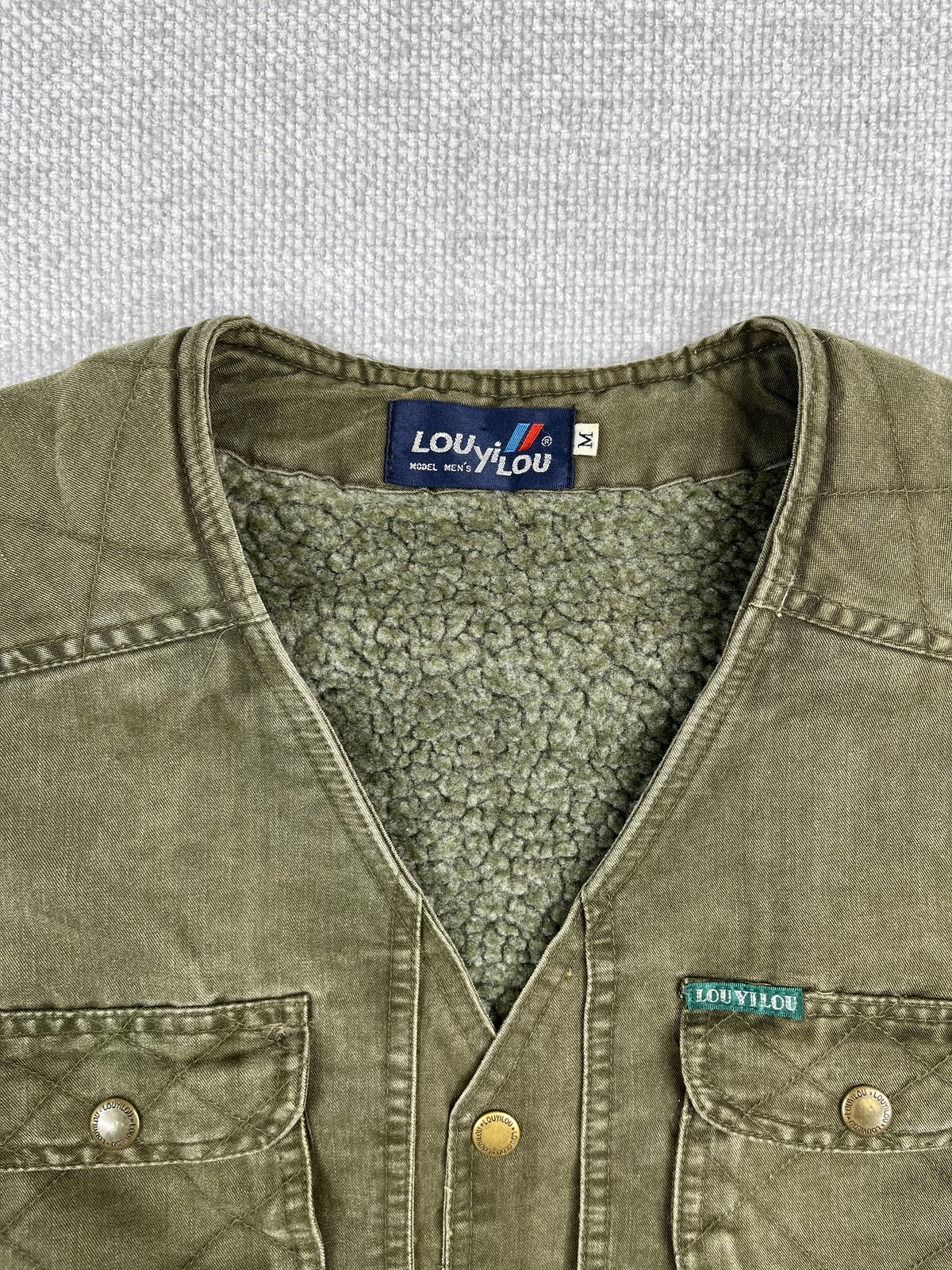90's Lined Green Vest