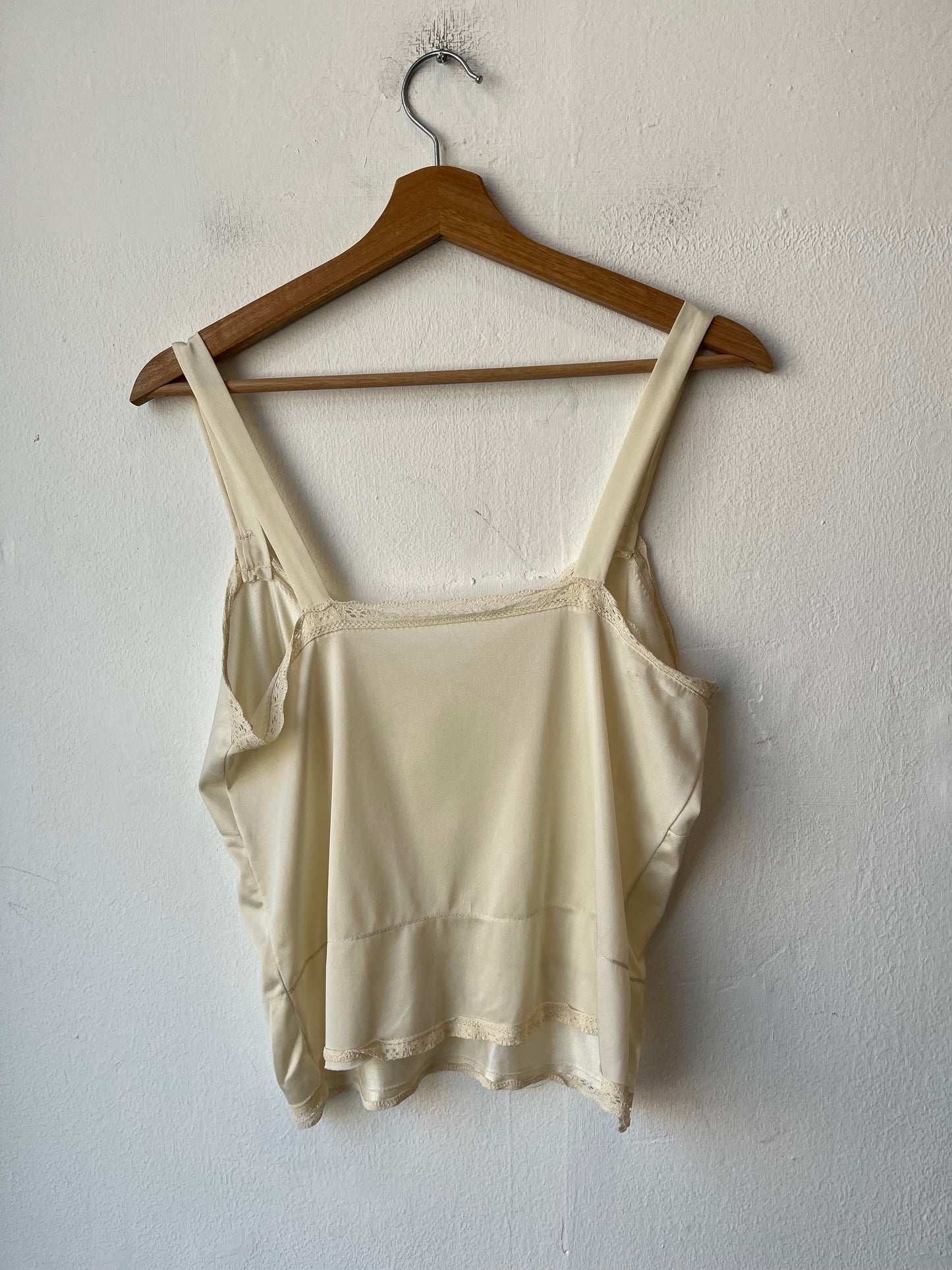 80's White Lace Camisole
