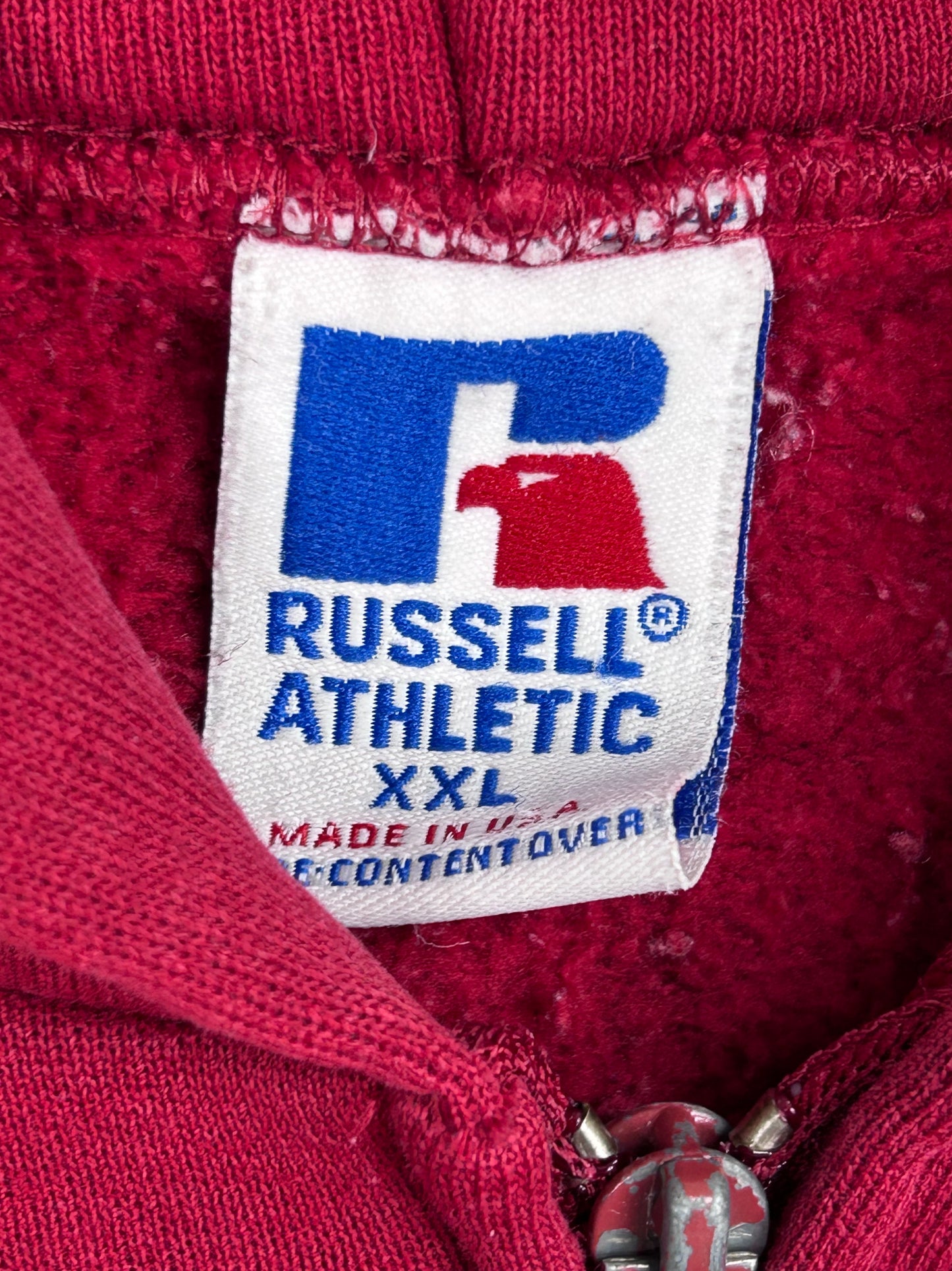 90’s Russell Zip Up Hoodie