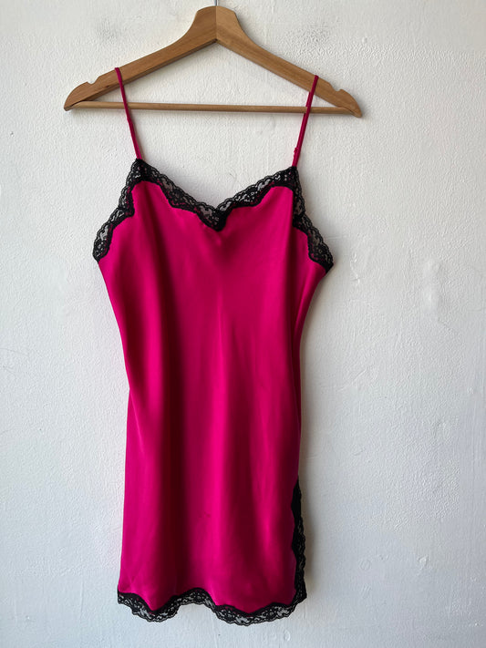 Y2K Hot Pink Victoria Secret Slip