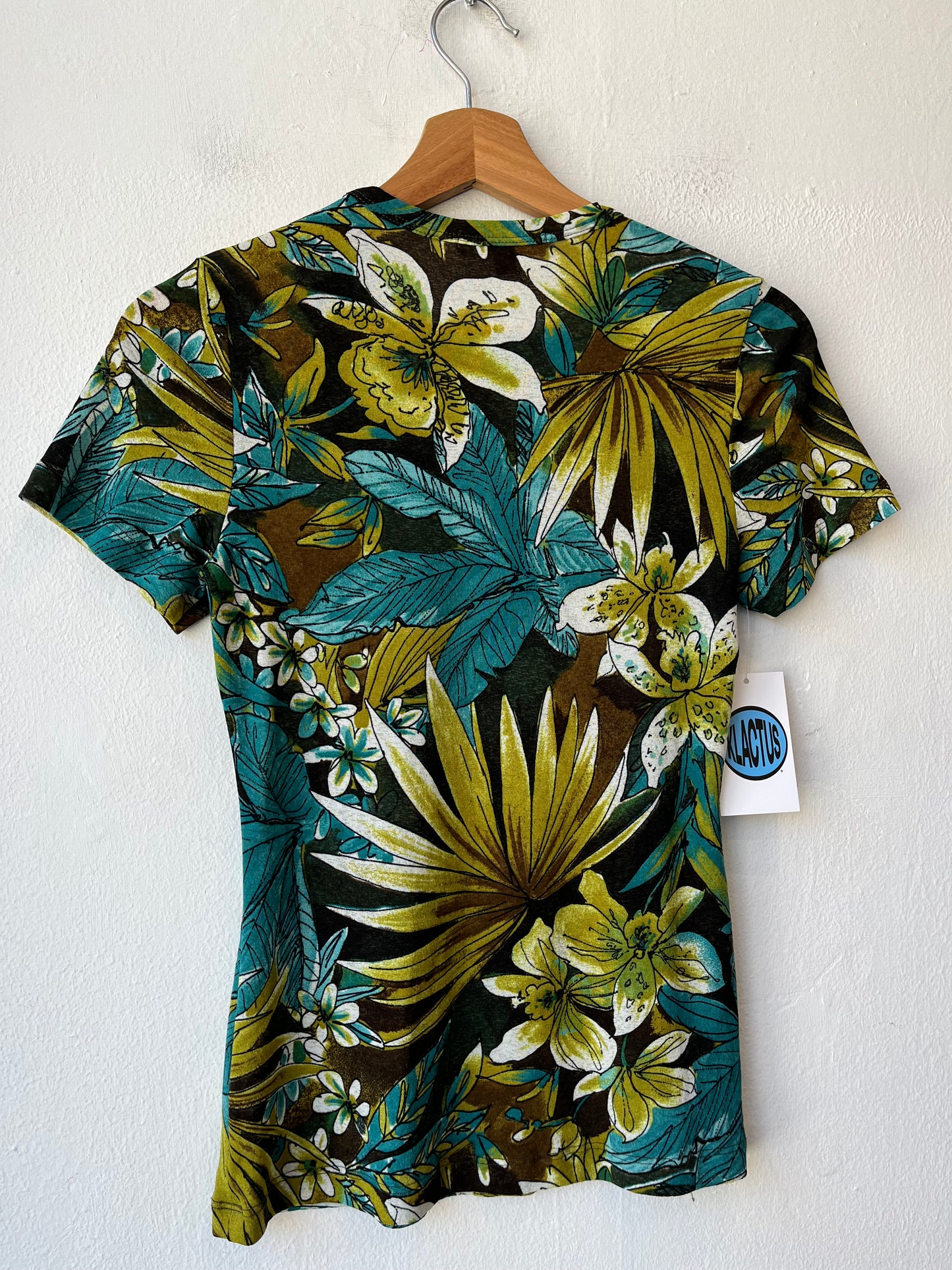 Y2K Floral Mesh Top