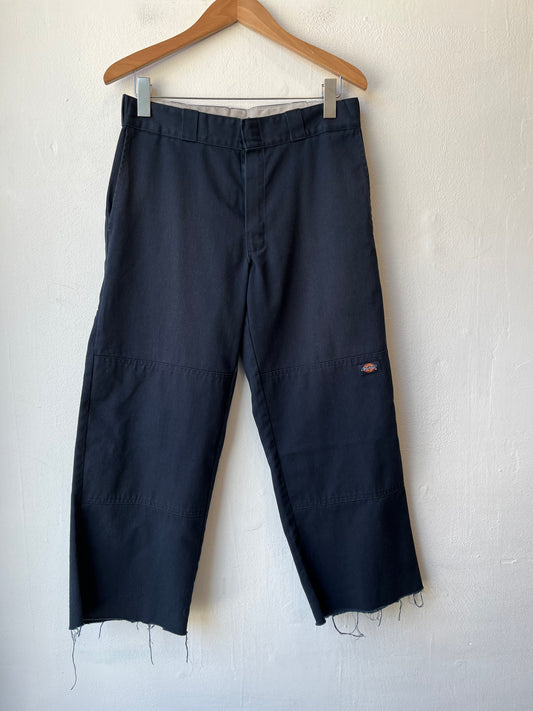 Y2K Dickies Navy Double Knee Pants 32"