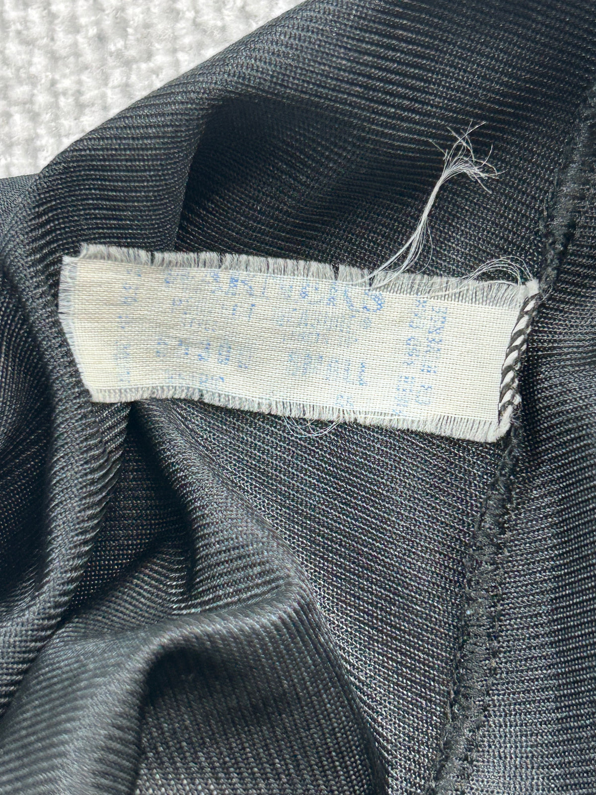 80's Black Slip Skirt 24-30"