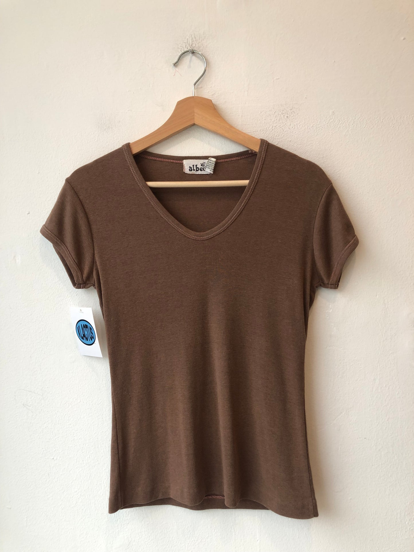 90's Brown Ringer T-Shirt