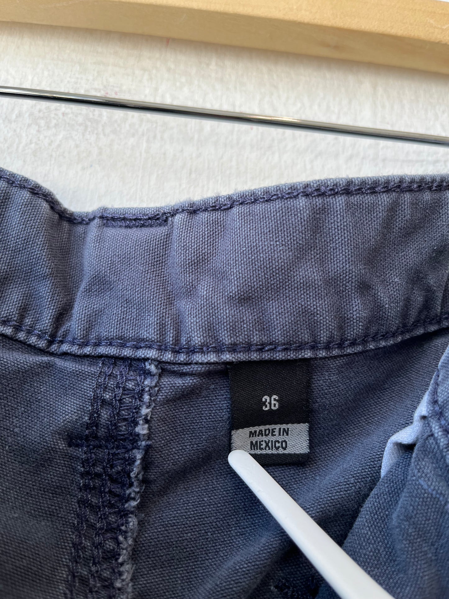 Y2K Navy Carhartt Shorts 35"