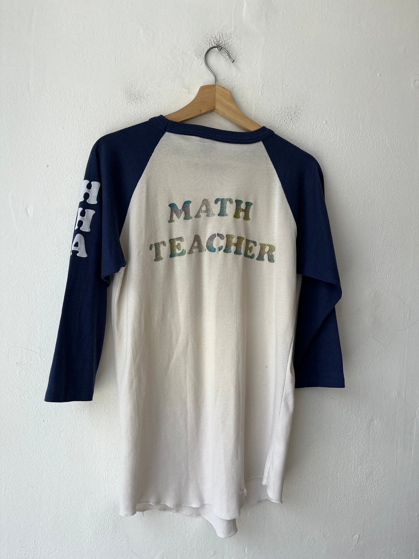 1981 Math Teacher Raglan Shirt