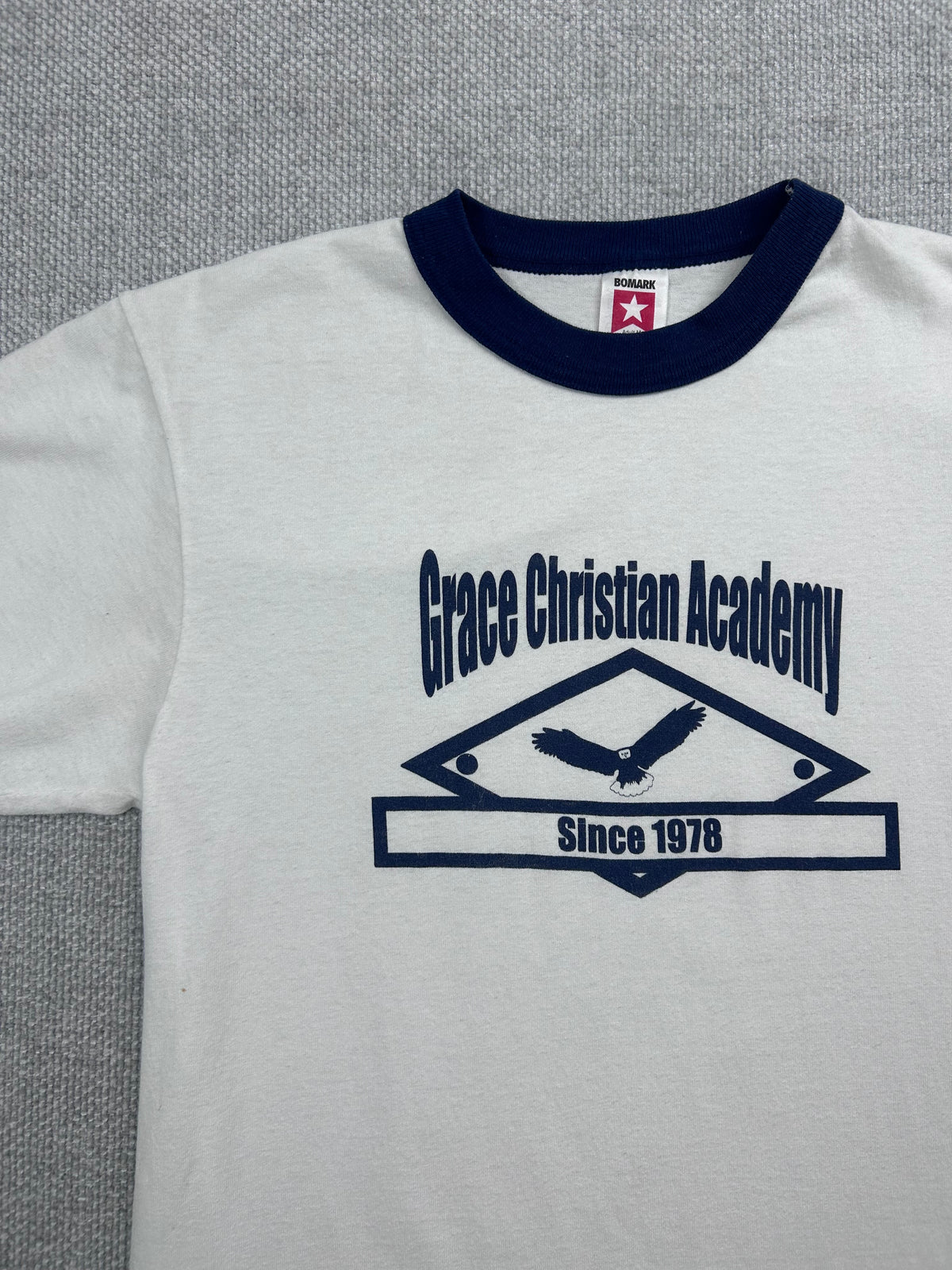 90's Christian Academy Ringer Tee