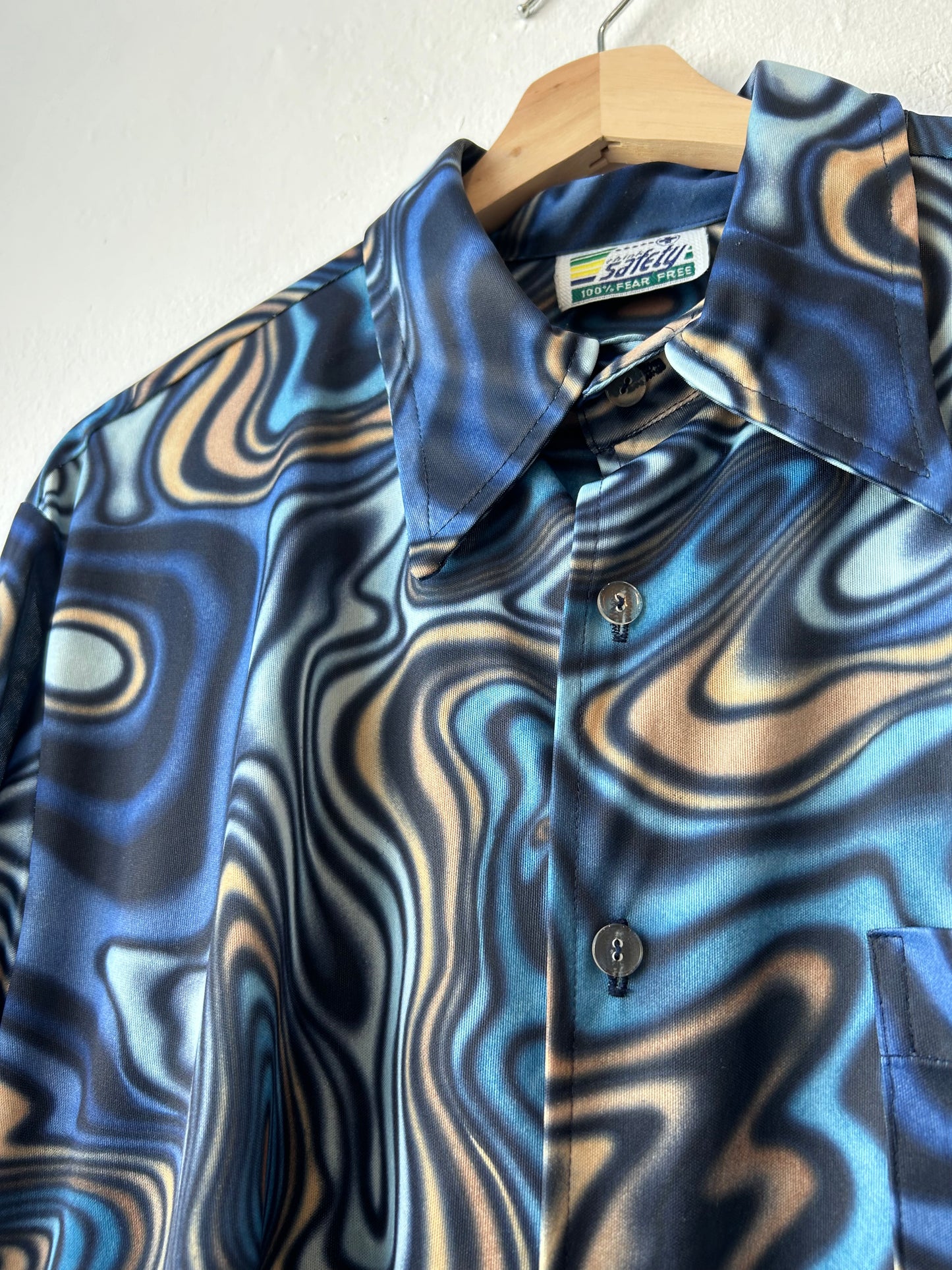 70's Swirl Button Down