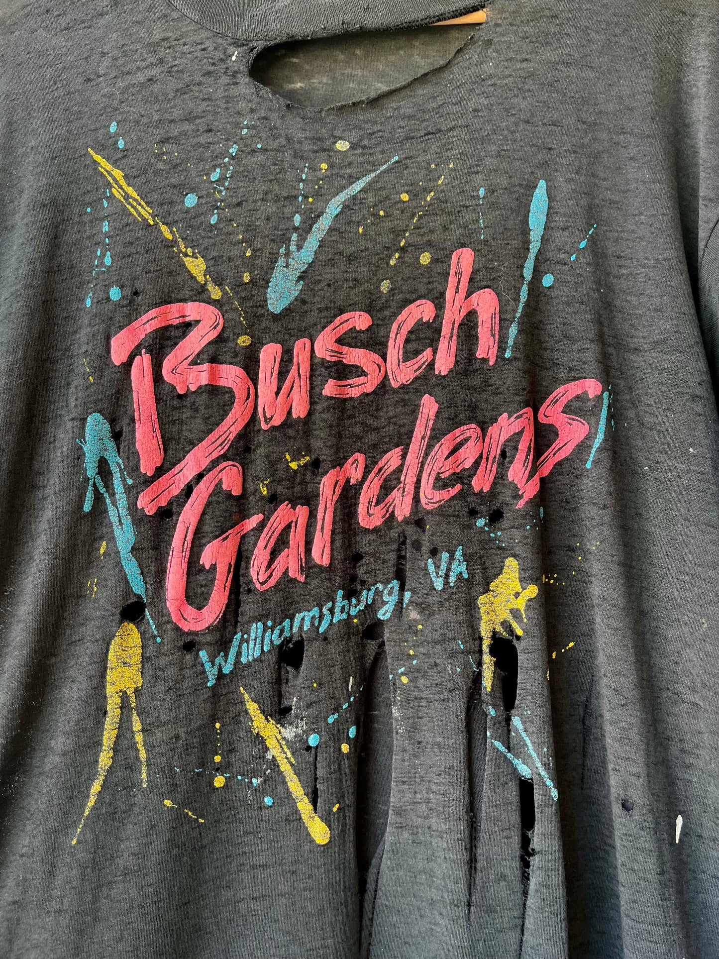 80's Distressed Busch Gardens T-Shirt