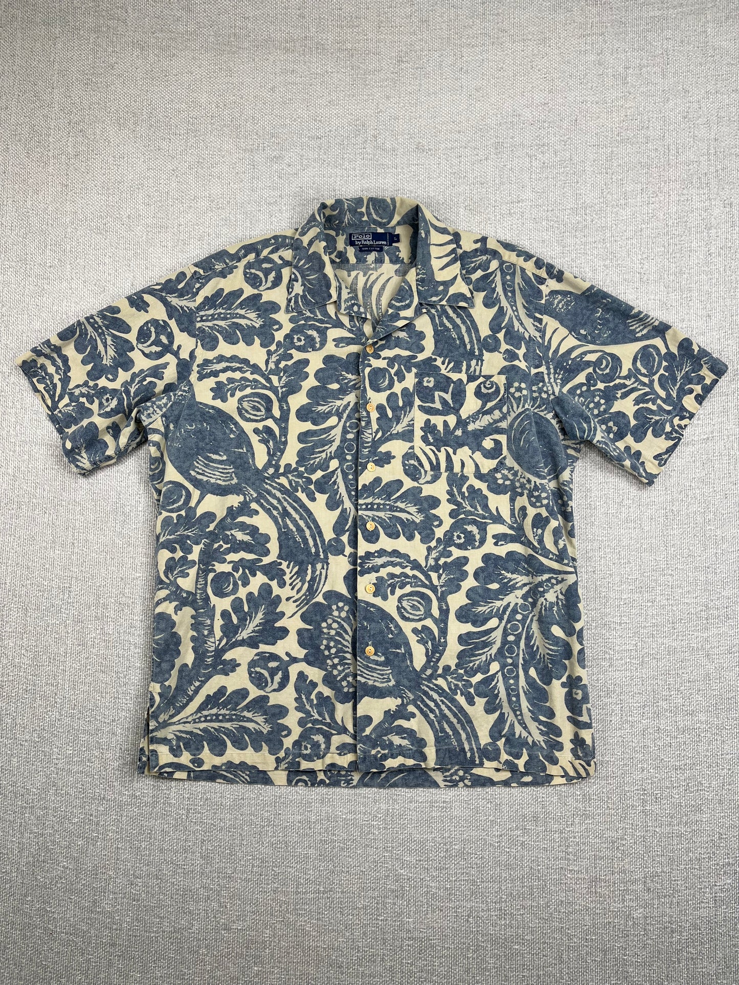 90's Polo Cotton Hawaiian Shirt