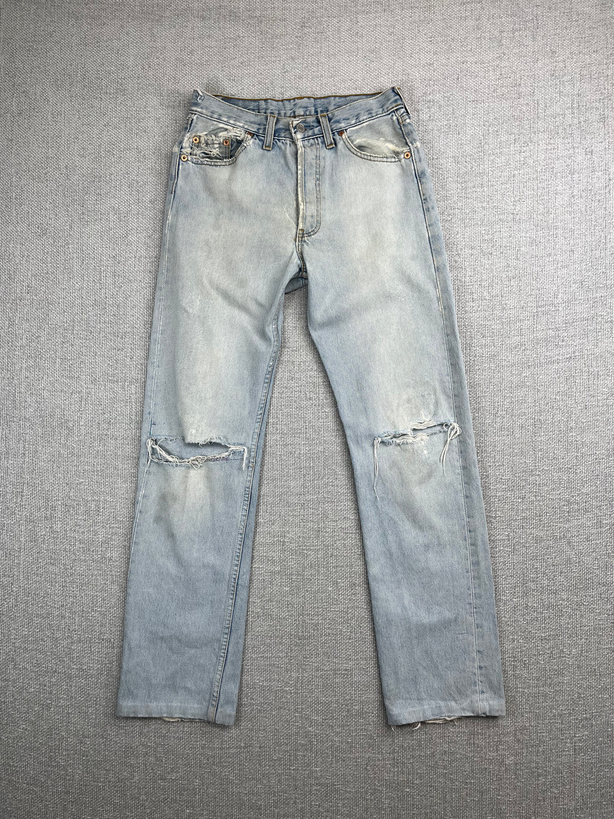 80's Levi's 501 Distressed Jeans 28"