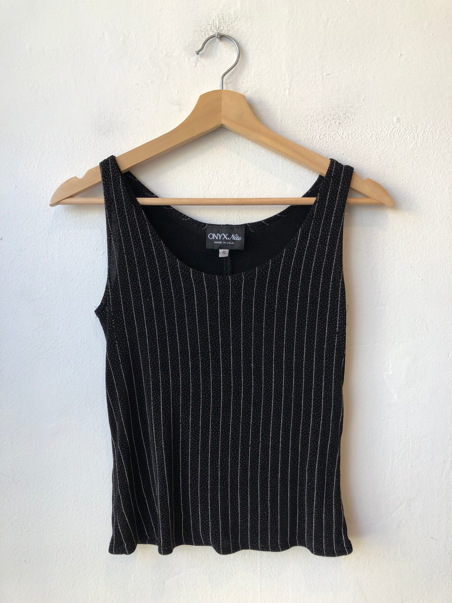 90's Sparkly Striped Tank