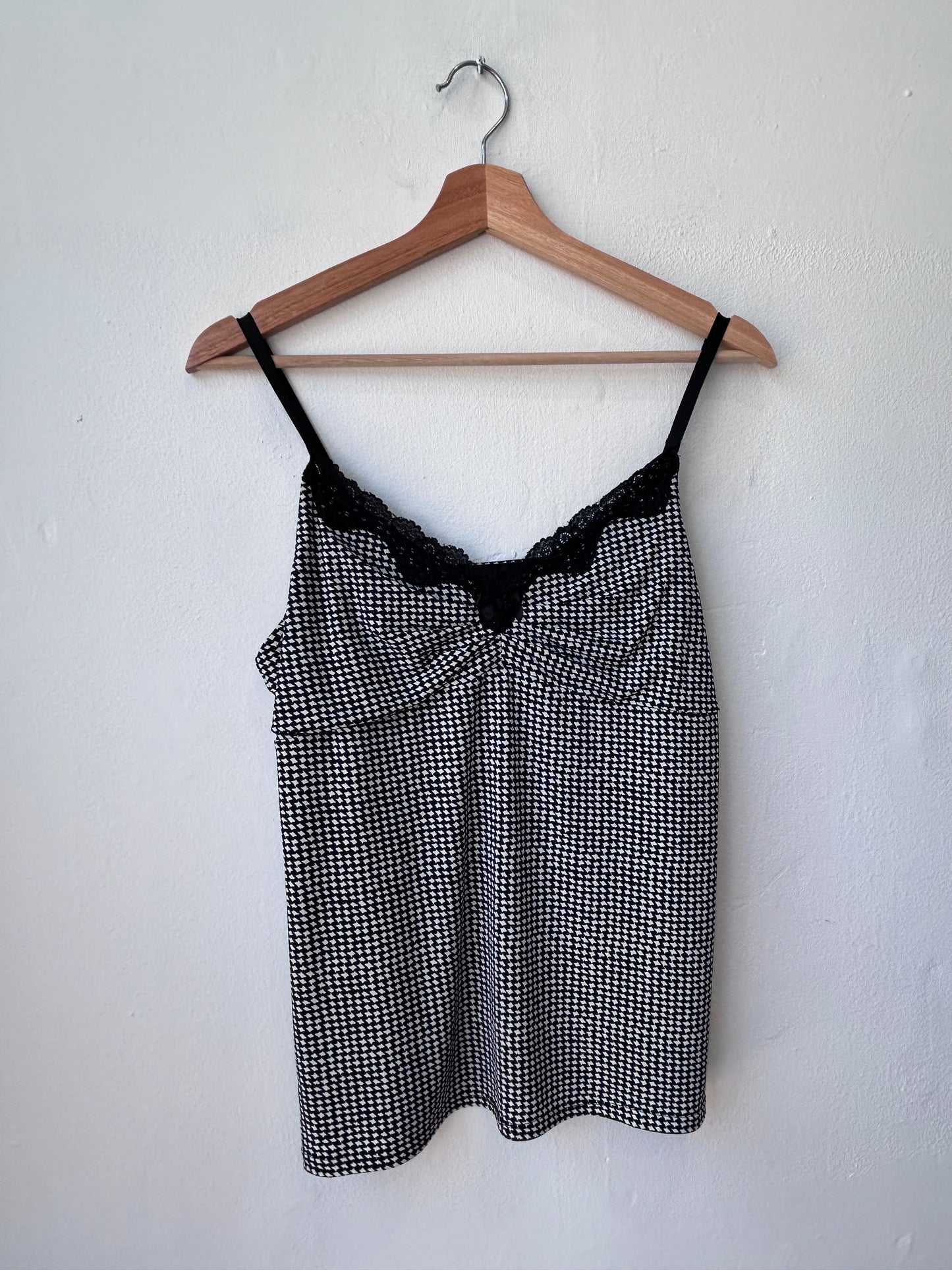 Y2K Houndstooth Camisole