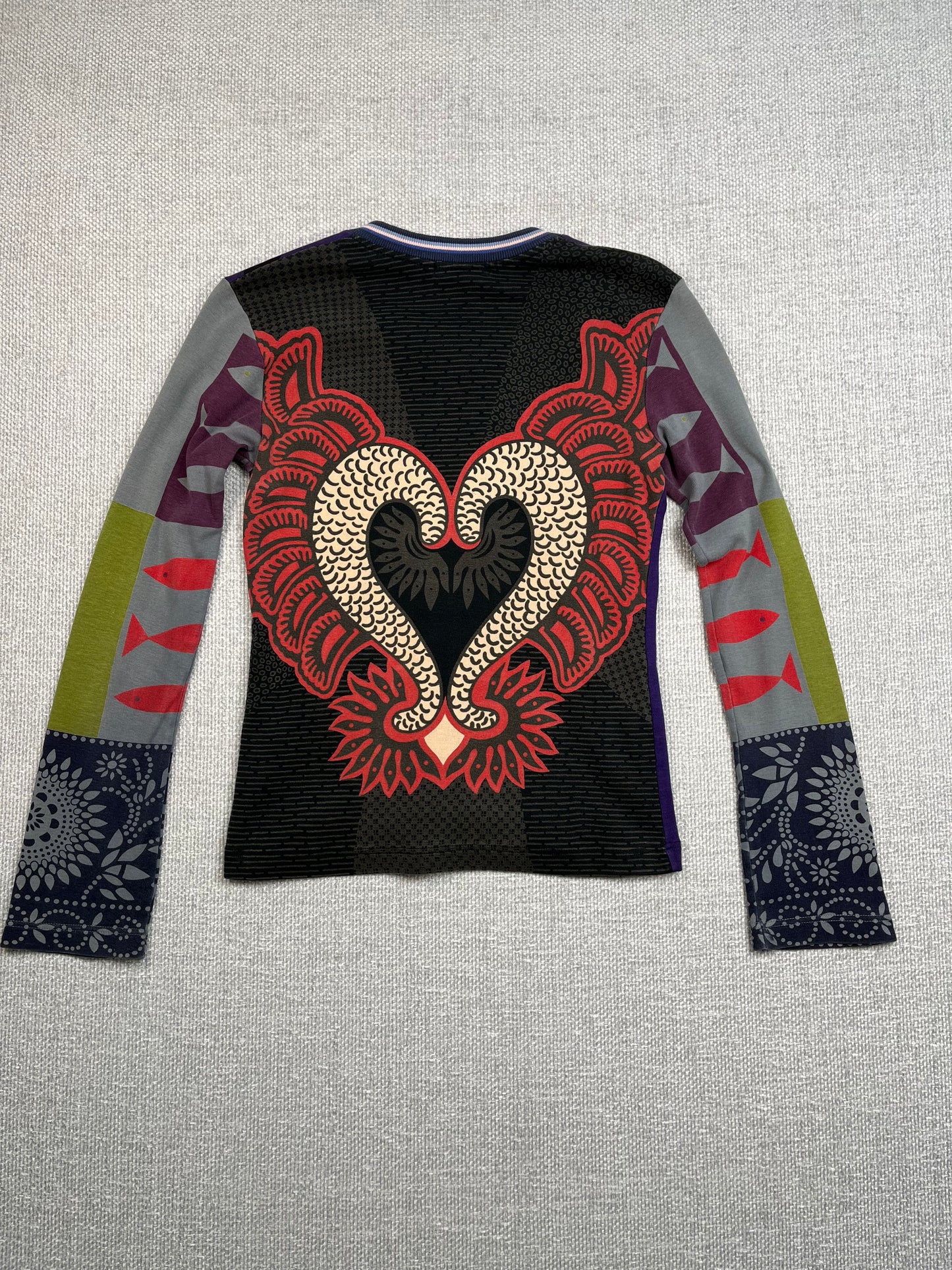 Y2K Custo Barcelona Long Sleeve Top