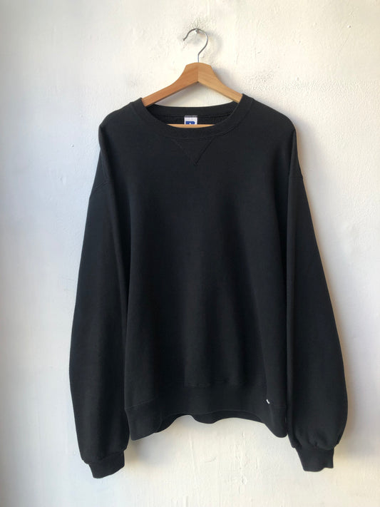 Y2K Russell Black Sweatshirt