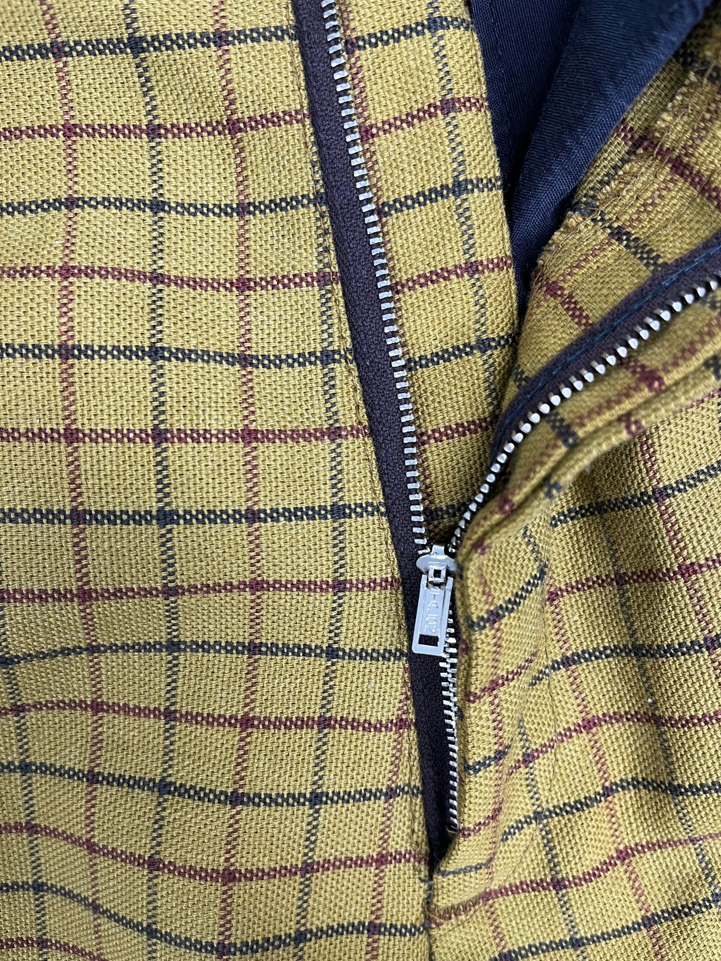 70's Plaid Trousers 28"