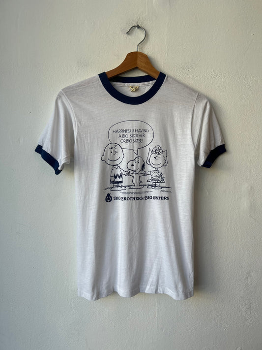 90's Peanuts Big Siblings Ringer Shirt