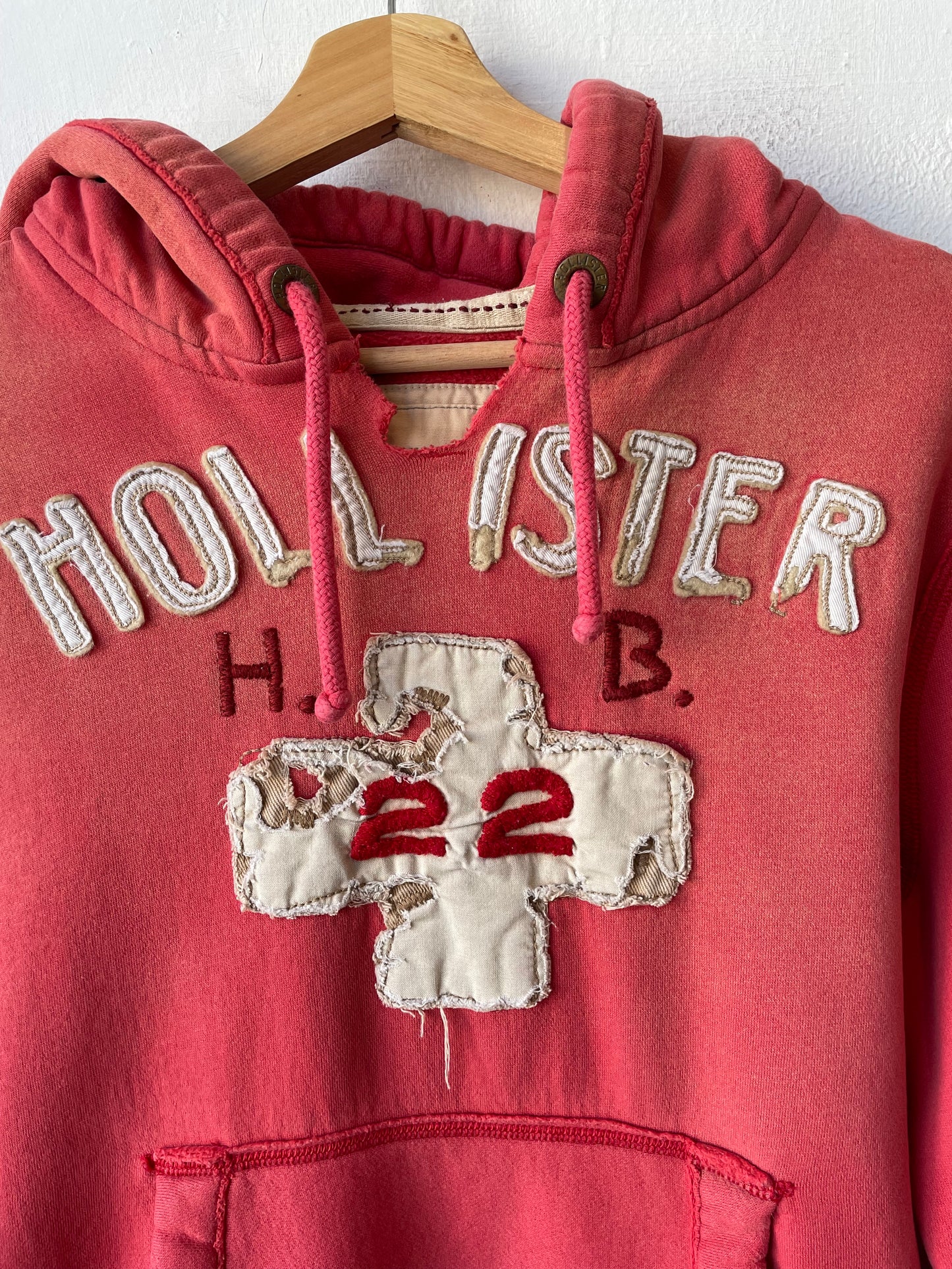 Y2K Hollister Distressed Hoodie