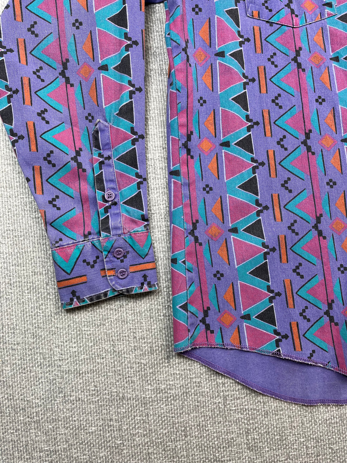 90's Wrangler BrushPopper Geometric Shirt