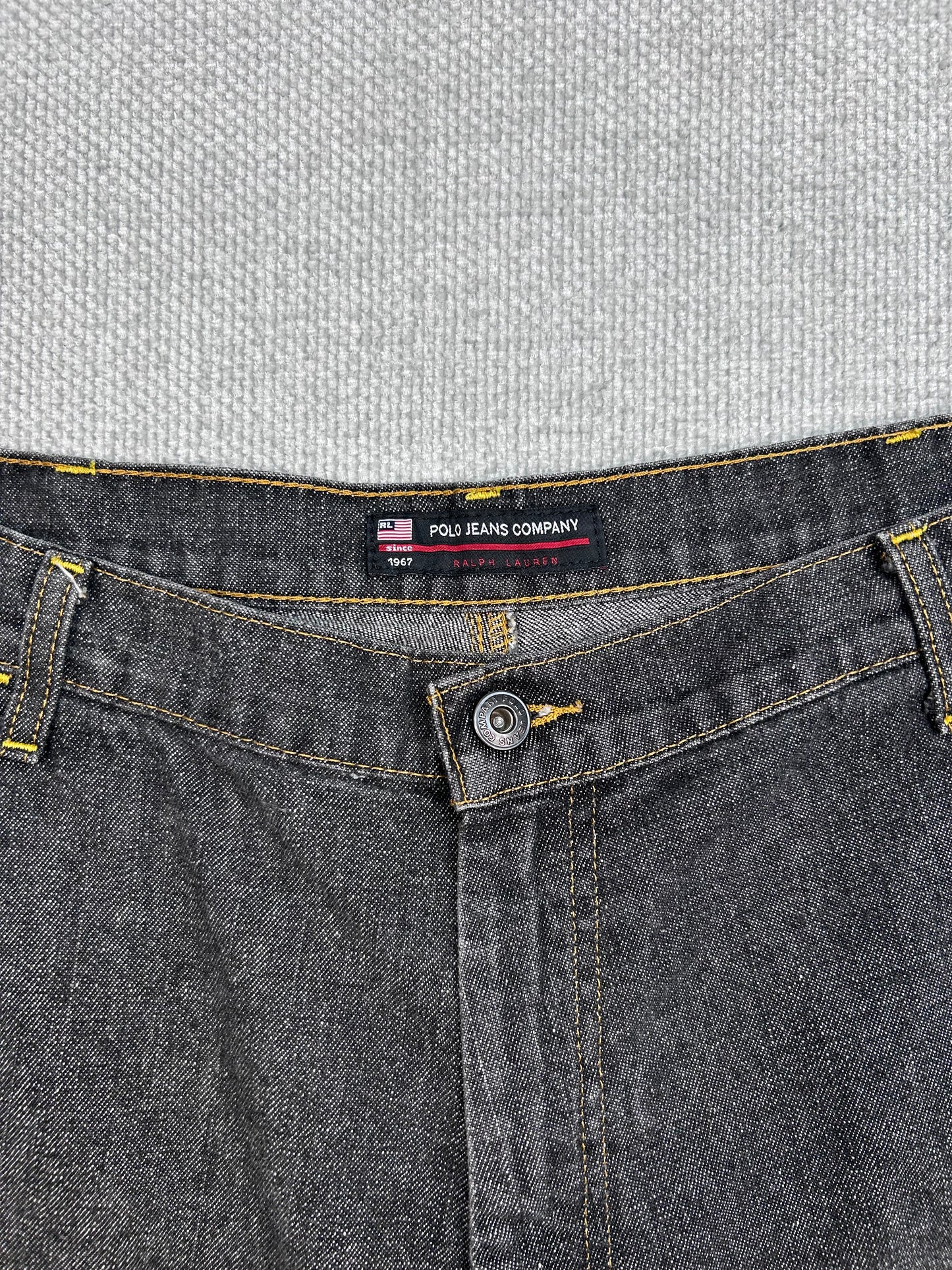 Y2K Baggy Polo Jeans Shorts 36”
