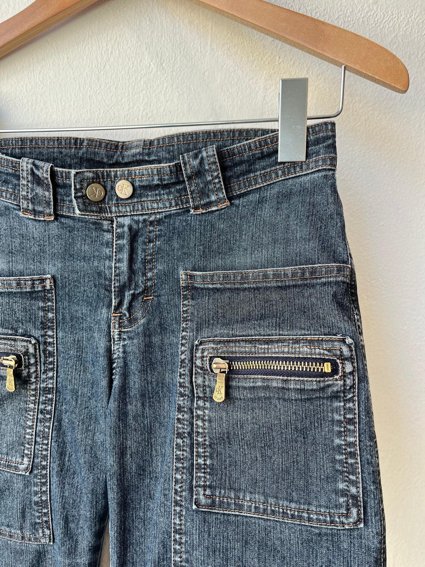 Y2K Calvin Klein Flare Jeans 28”