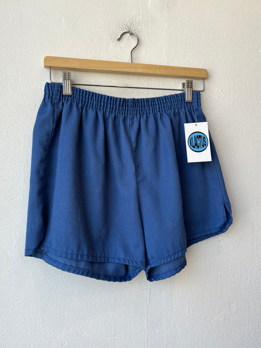80's Blue Running Shorts 26-31"