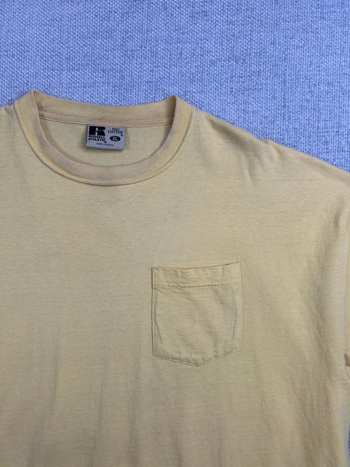 Y2K Yellow Russell Pocket Tee
