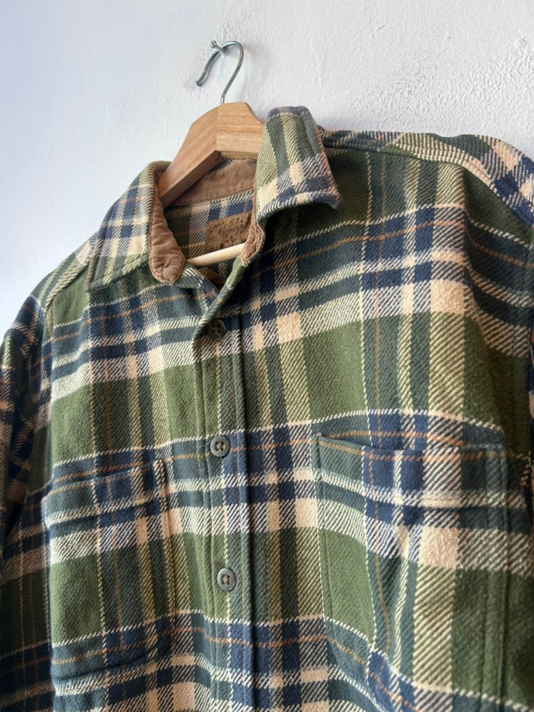 90's Green Flannel Shirt