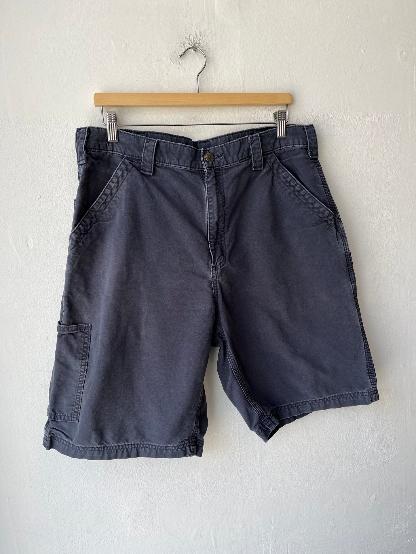 Y2K Navy Carhartt Shorts 35"